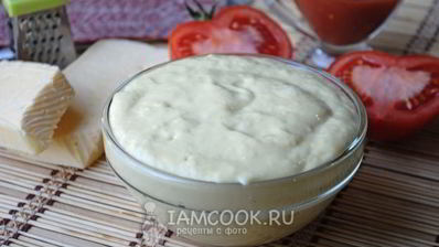 пицца из жидкого теста на кефире