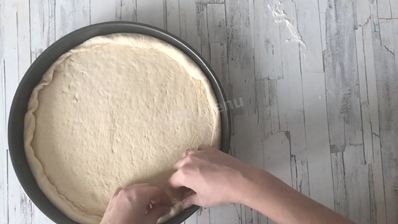 пицца карбонара с беконом