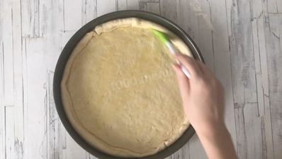 пицца карбонара с беконом