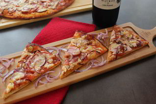 Пицца на дрожжевом тесте