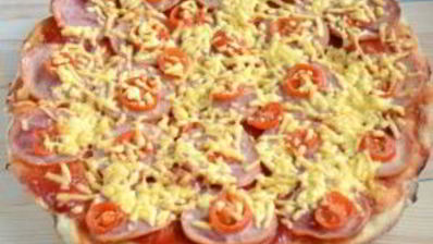 пицца на кефире без дрожжей
