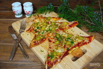 Пицца на Новый год
