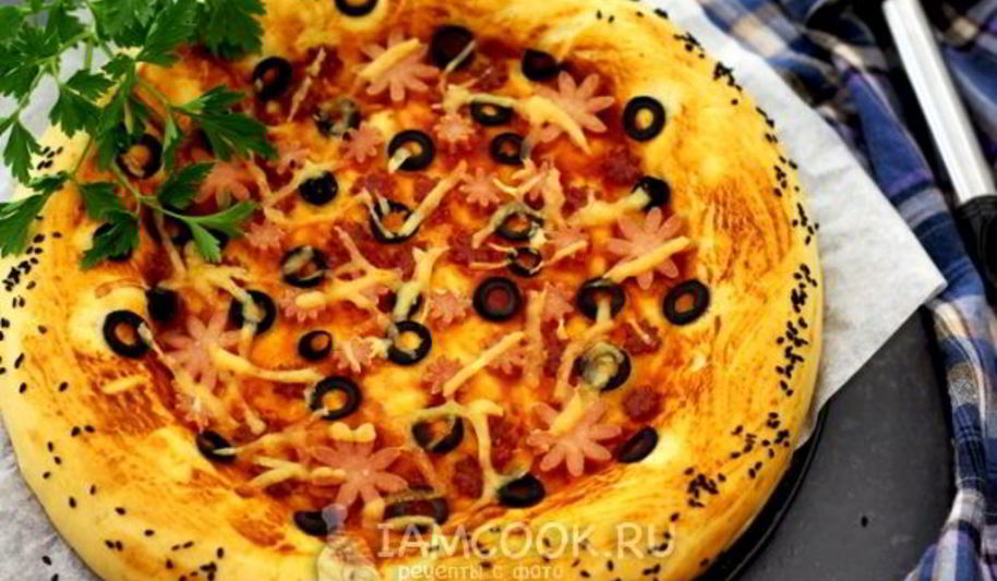 Рецепт пиццы на пышном тесте