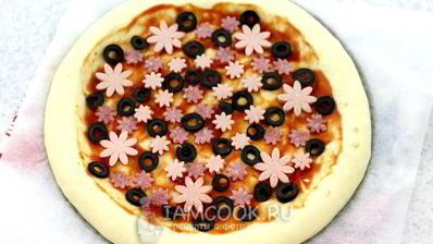 пицца на пышном тесте