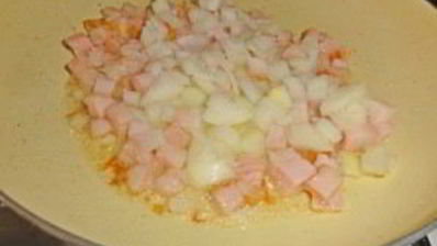 пицца на сковороде из батона