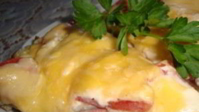 пицца на сковороде из батона