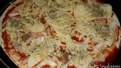 пицца на тортилас