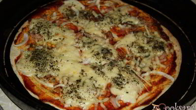 пицца на тортилас