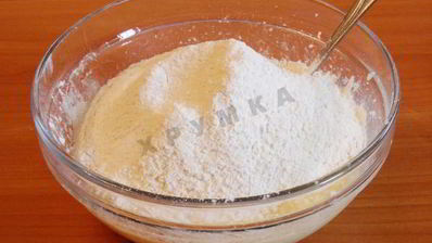 пицца на творожном тесте с курицей