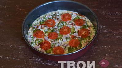 пицца на жидком тесте