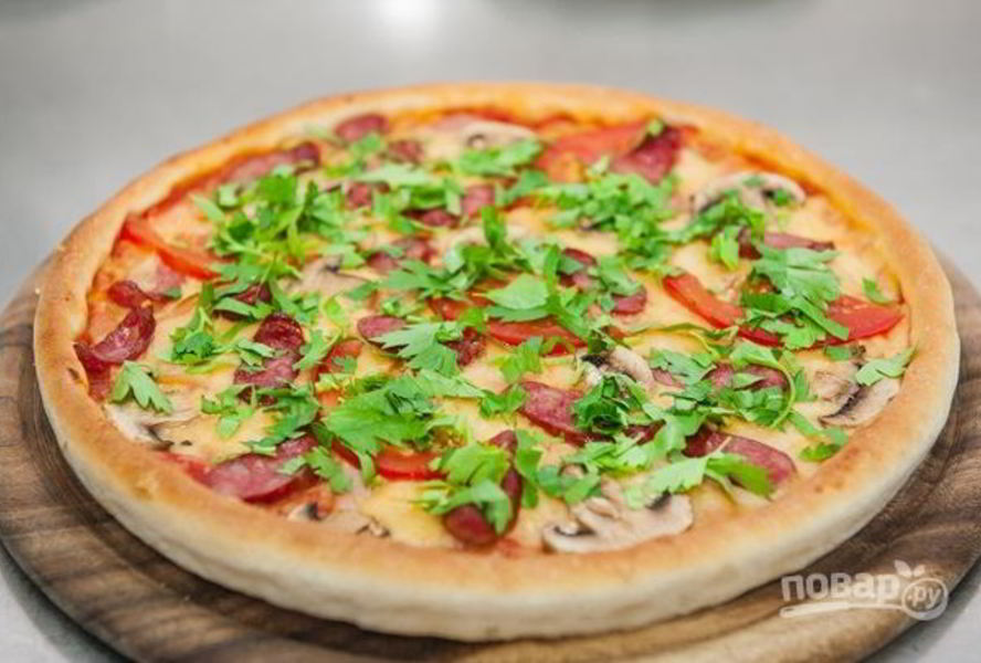 Пицца по-баварски