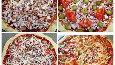 пицца рожок