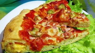 пицца рожок