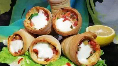 пицца рожок