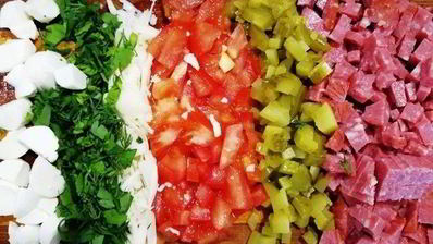 пицца рожок