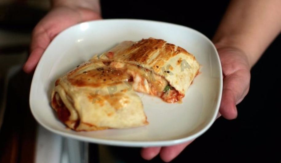 Рецепт пиццы-рулета