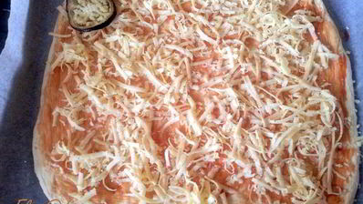 пицца с баклажанами