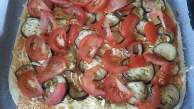 пицца с баклажанами