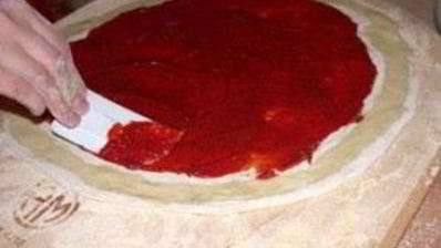 пицца с беконом