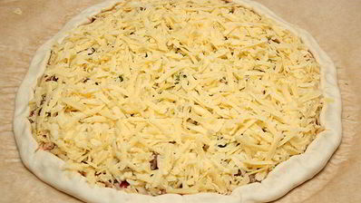 пицца с фаршем по-домашнему