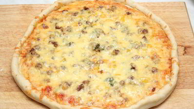 пицца с фаршем по-домашнему