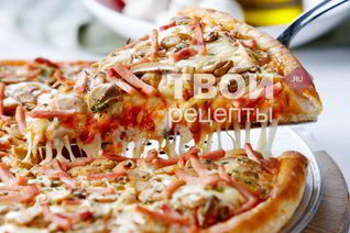 Пицца с грибами