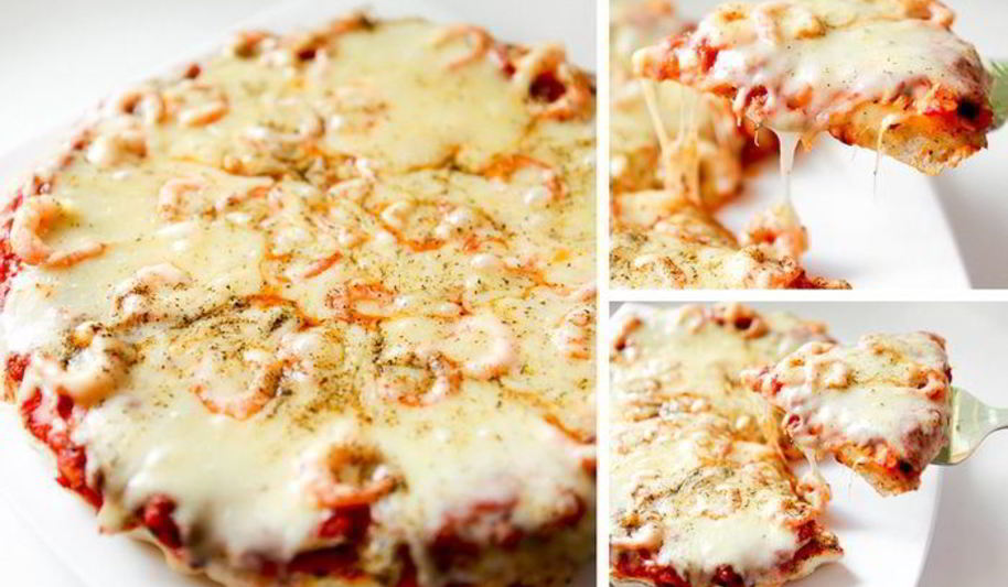 Рецепт пиццы с креветками