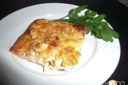 Пицца с курицей Для кормящих мам