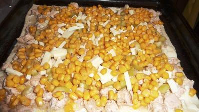 пицца с курицей для кормящих мам