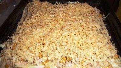 пицца с курицей для кормящих мам