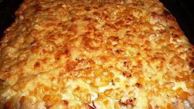 пицца с курицей для кормящих мам