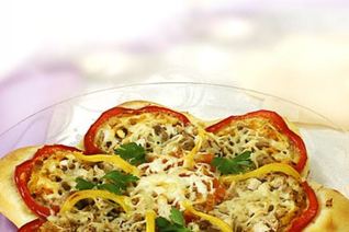 Пицца с курицей и майонезом