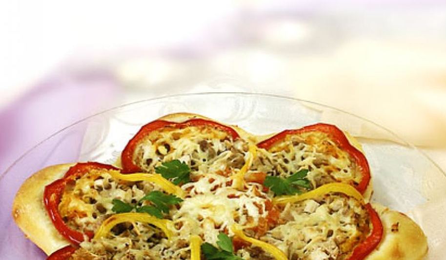 Рецепт пиццы с курицей и майонезом