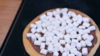 пицца с маршмеллоу