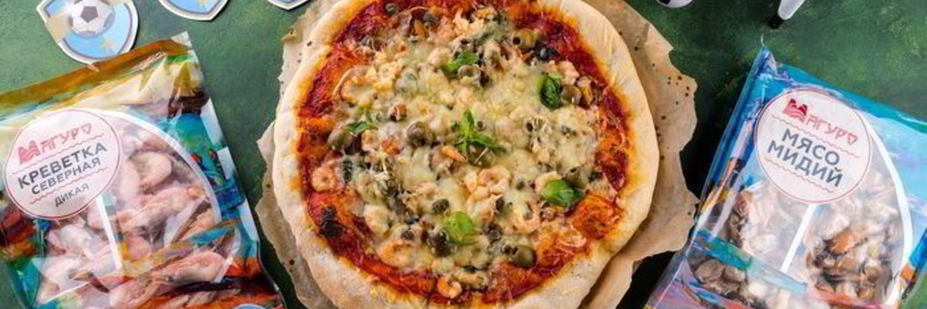 Пицца с морепродуктами