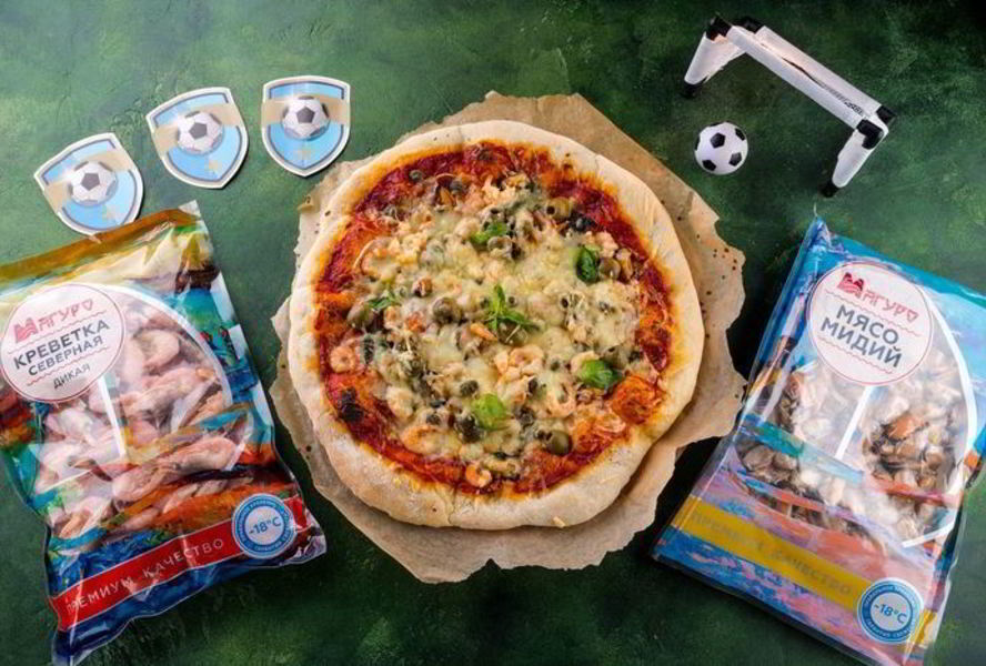 Пицца с морепродуктами