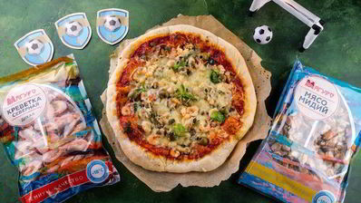 пицца с морепродуктами