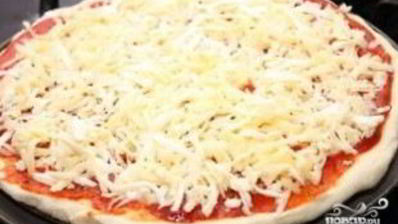 пицца с шампиньонами