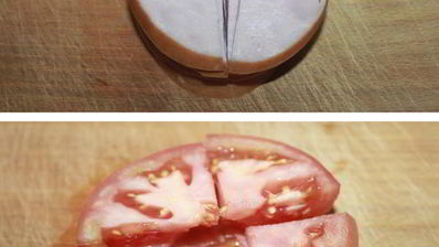 пицца с ветчиной