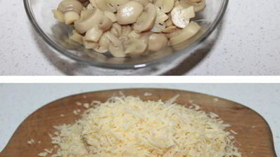 пицца с ветчиной