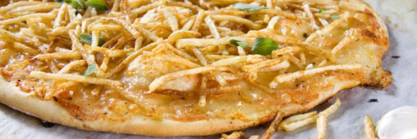 Пицца с жареным картофелем