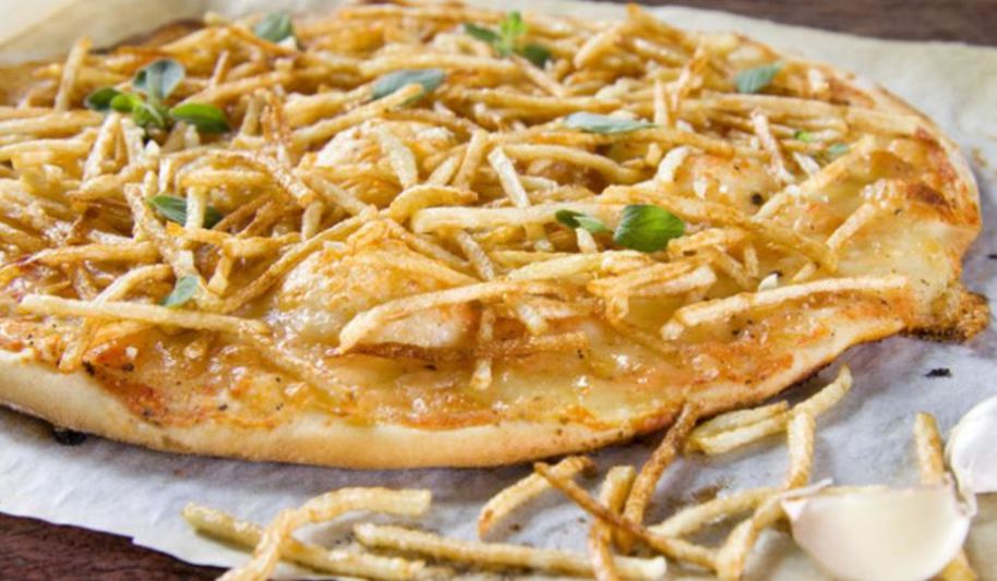 Рецепт пиццы с жареным картофелем