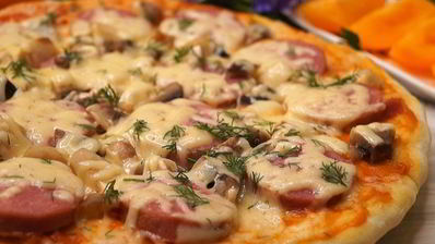 пицца в микроволновке