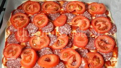 тонкая бездрожжевая пицца