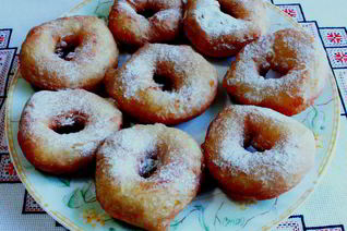 Быстрые пончики на кефире