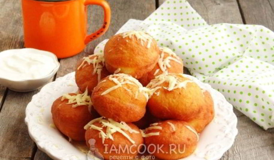 Рецепт картофельных пончиков с ветчиной