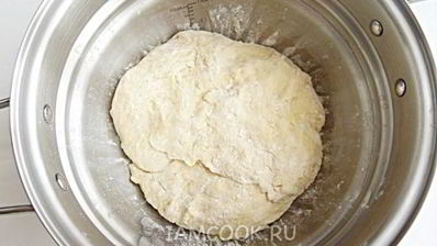 картофельные пончики с ветчиной