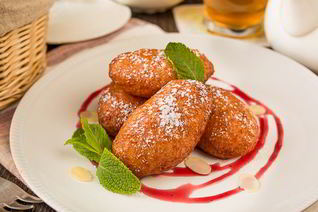 Мамины творожные пончики