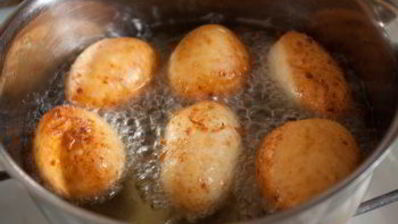 мамины творожные пончики