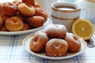 Пончики дрожжевые